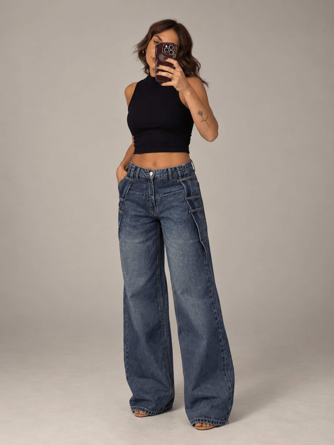 Jeans Wide Leg Oversize - immagine 2
