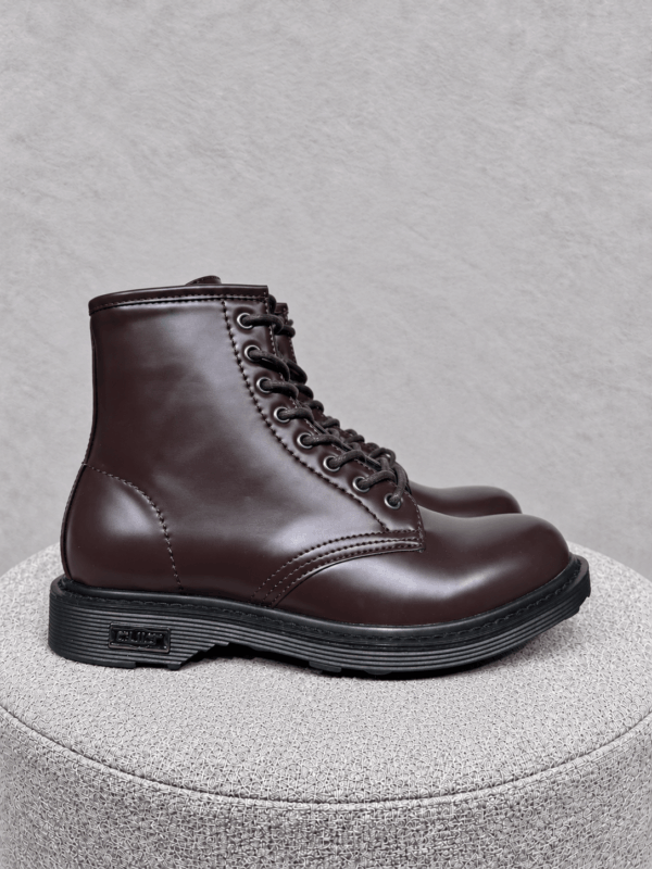 Anfibio in Pelle Lucida Bordeaux