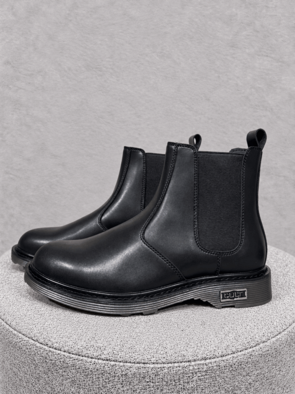 Stivaletto Chelsea in Pelle Nera