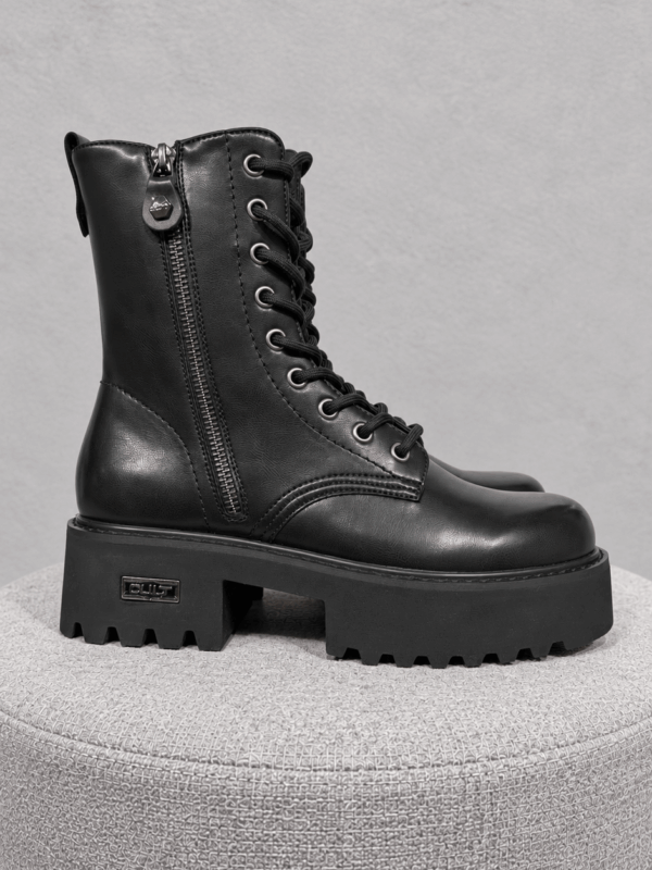 Anfibio Stringato Slash con Zip Laterale