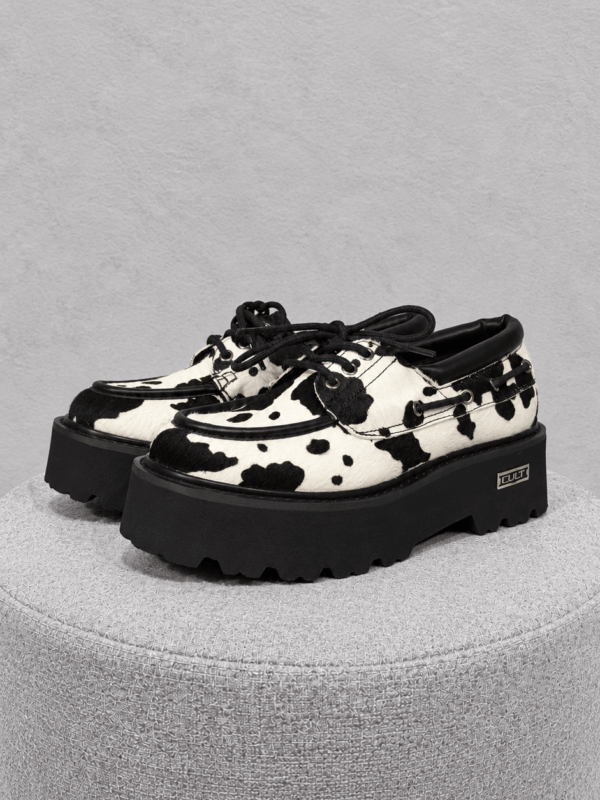 Boat-Shoe Platform in Cavallino Stampa Muccata